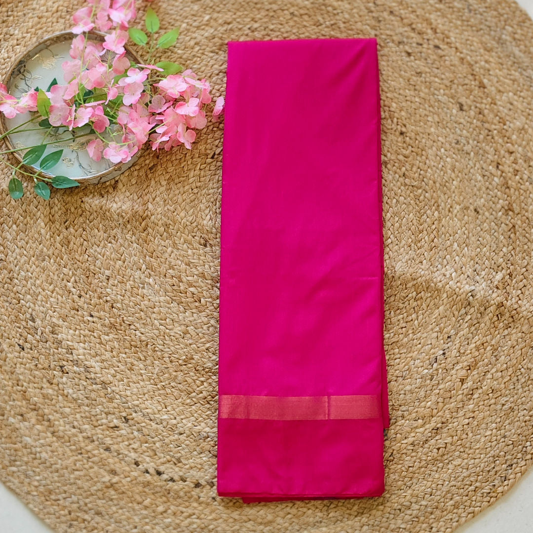 Hot Pink Mirage - Hot Pink & Blue - Fancy Saree
