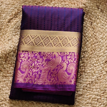 Varnam Collection - Tamalika - Kanchi Semi-Silk Saree