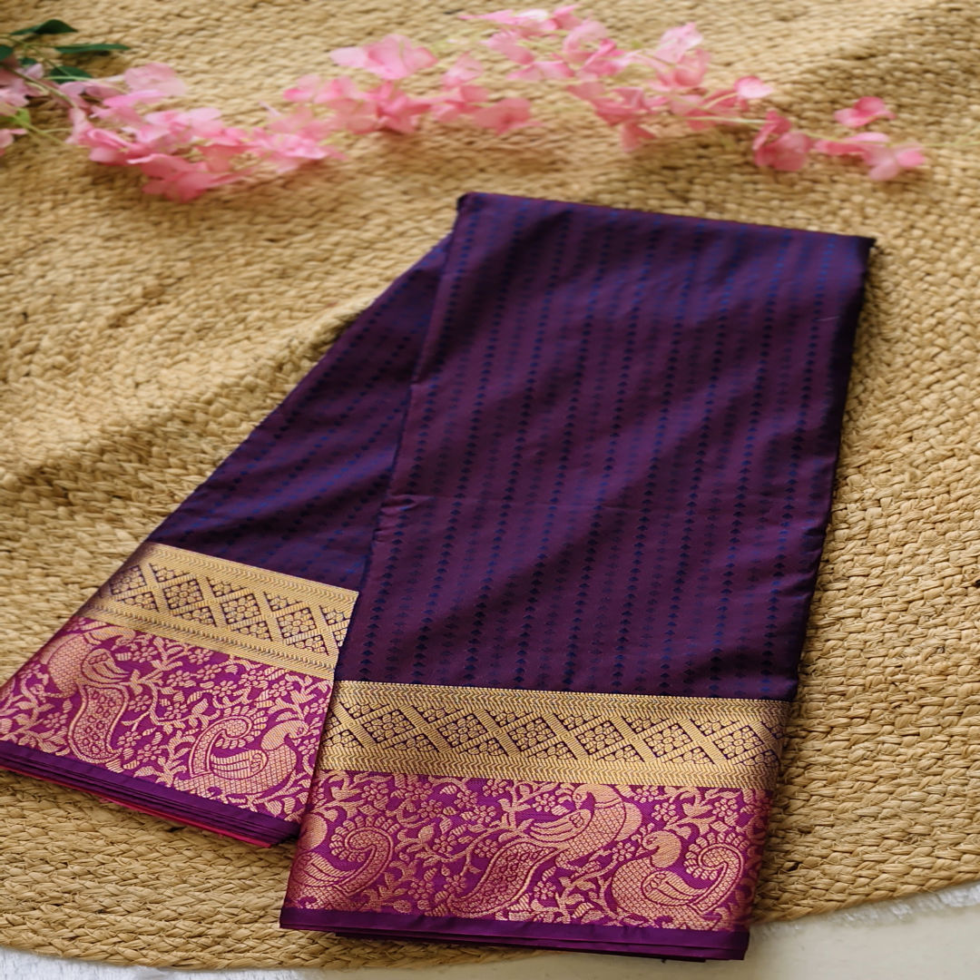 Varnam Collection - Tamalika - Kanchi Semi-Silk Saree