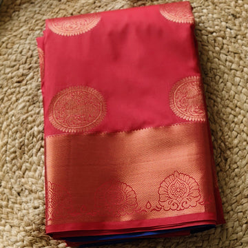 Varnam Collection - Lohitah - Kanchi Semi-Silk Saree