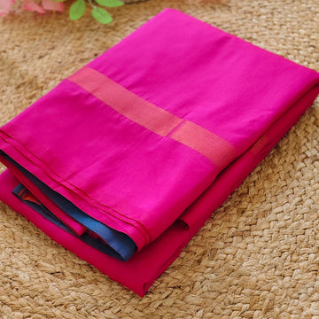Hot Pink Mirage - Hot Pink & Blue - Fancy Saree