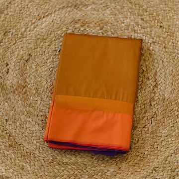 Oranza Blue - Orange & Blue - Fancy Saree