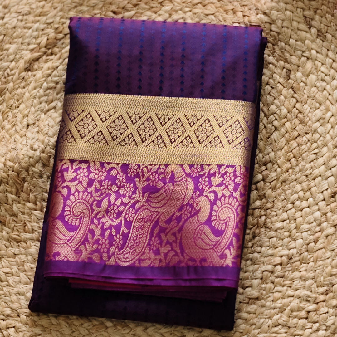 Varnam Collection - Tamalika - Kanchi Semi-Silk Saree